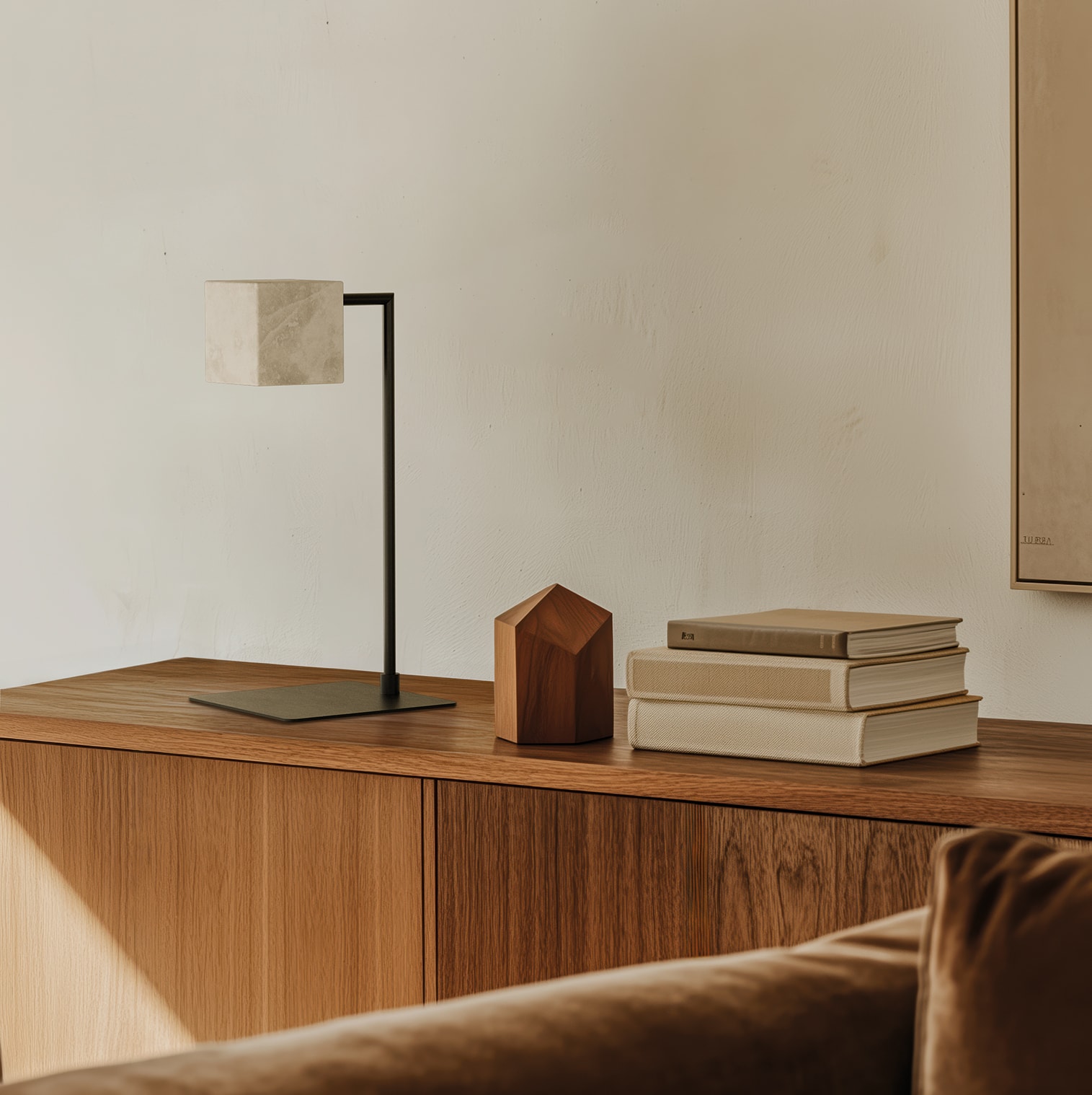 Aromas del Campo Cubic table lamp in an interior