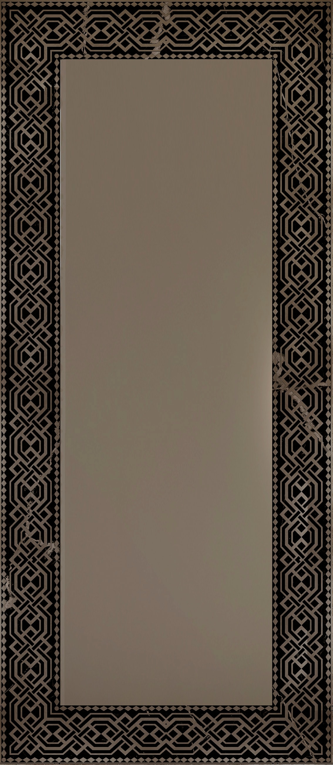 Плитка ROCED Espejo Decor Geometrico, оттенок «Серебро»