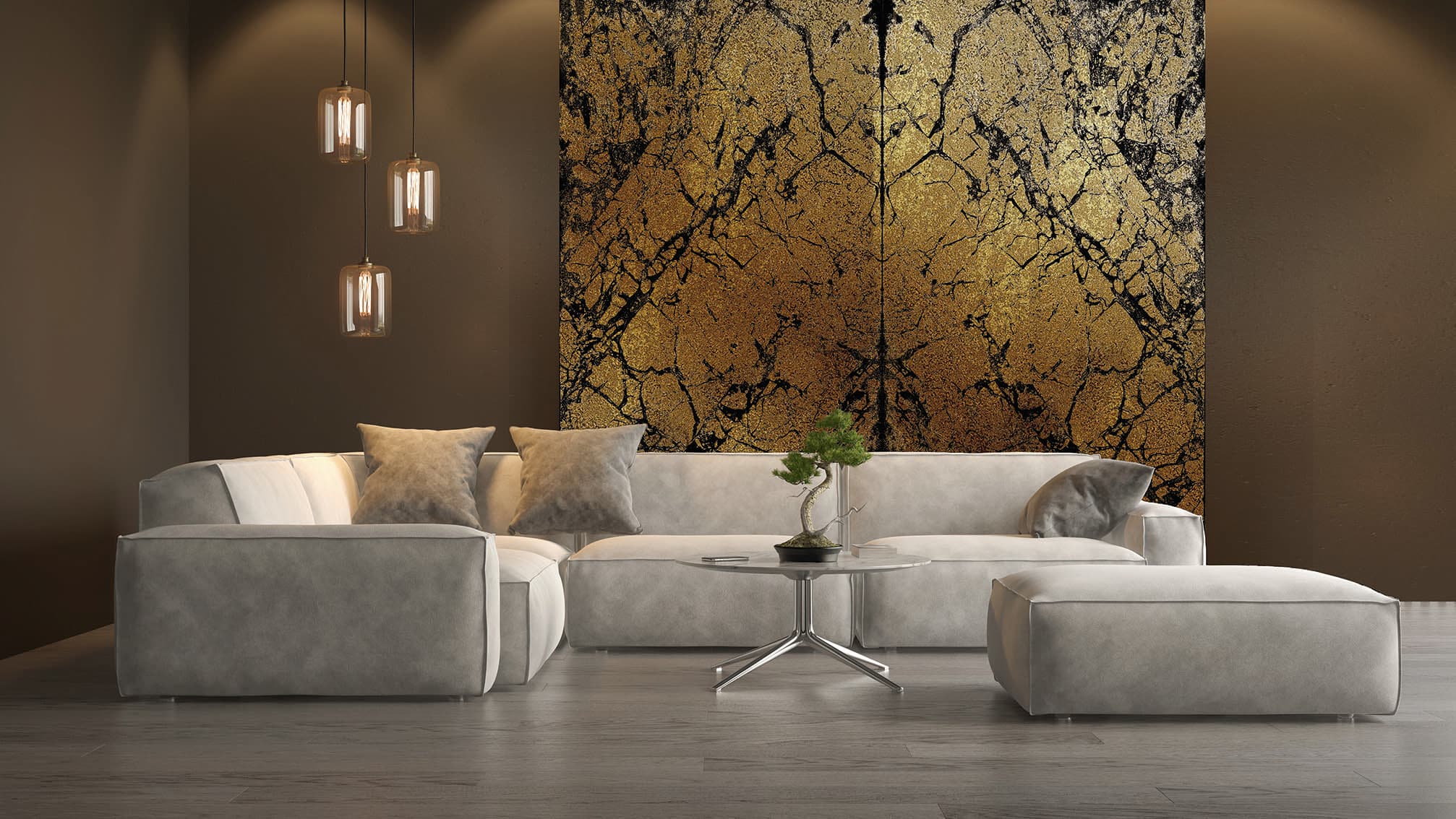 Керамогранитная плитка Old Marble с металлическим покрытием