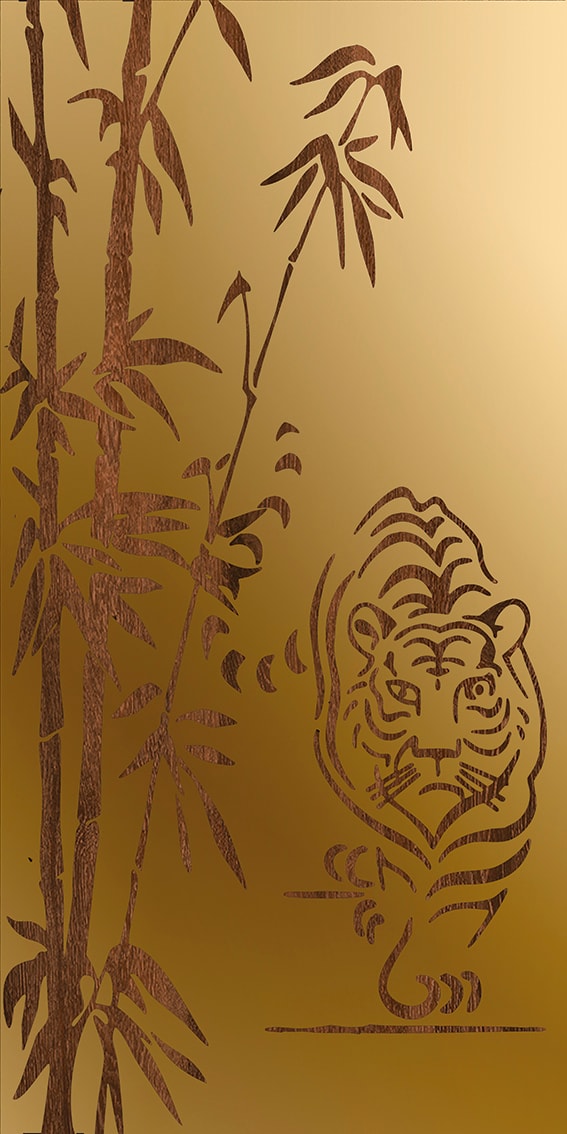 ROCED Savana Tiger Full tile in Gold