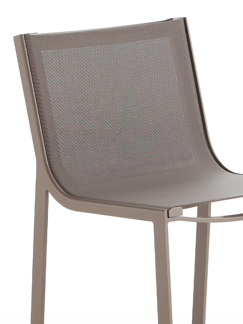 GANDIABLASCO Flat Textil բարի աթոռ, բարձր թիկնակով, մոտիկ պլան
