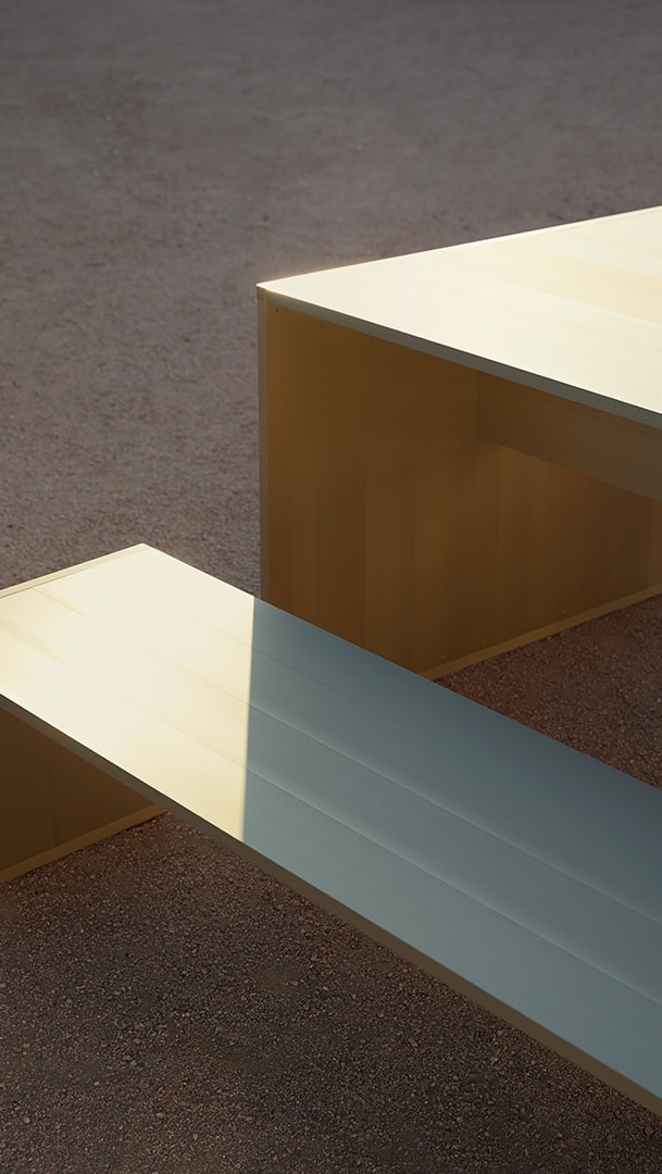 GANDIABLASCO GBModular նստարան 140 սմ, ինտերիերում