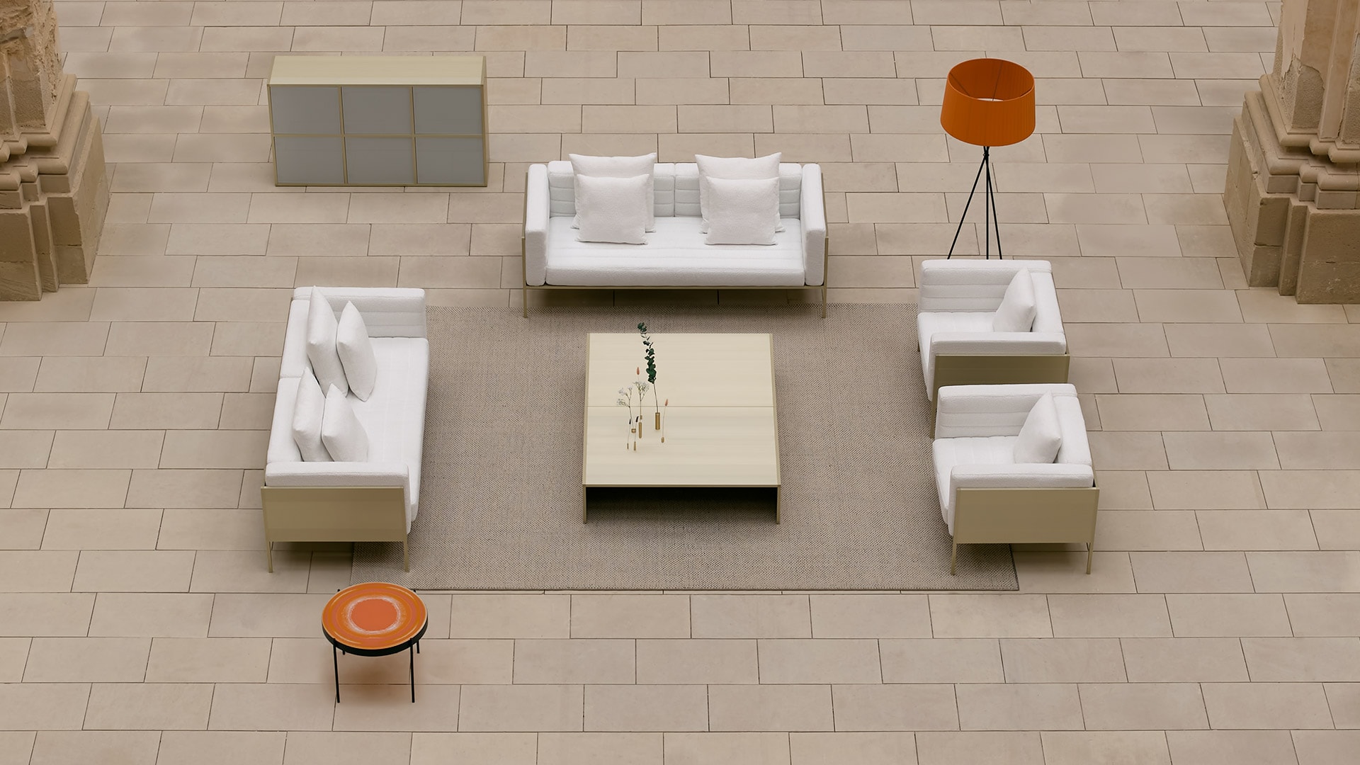GANDIABLASCO Стеллаж GBModular, в интерьере