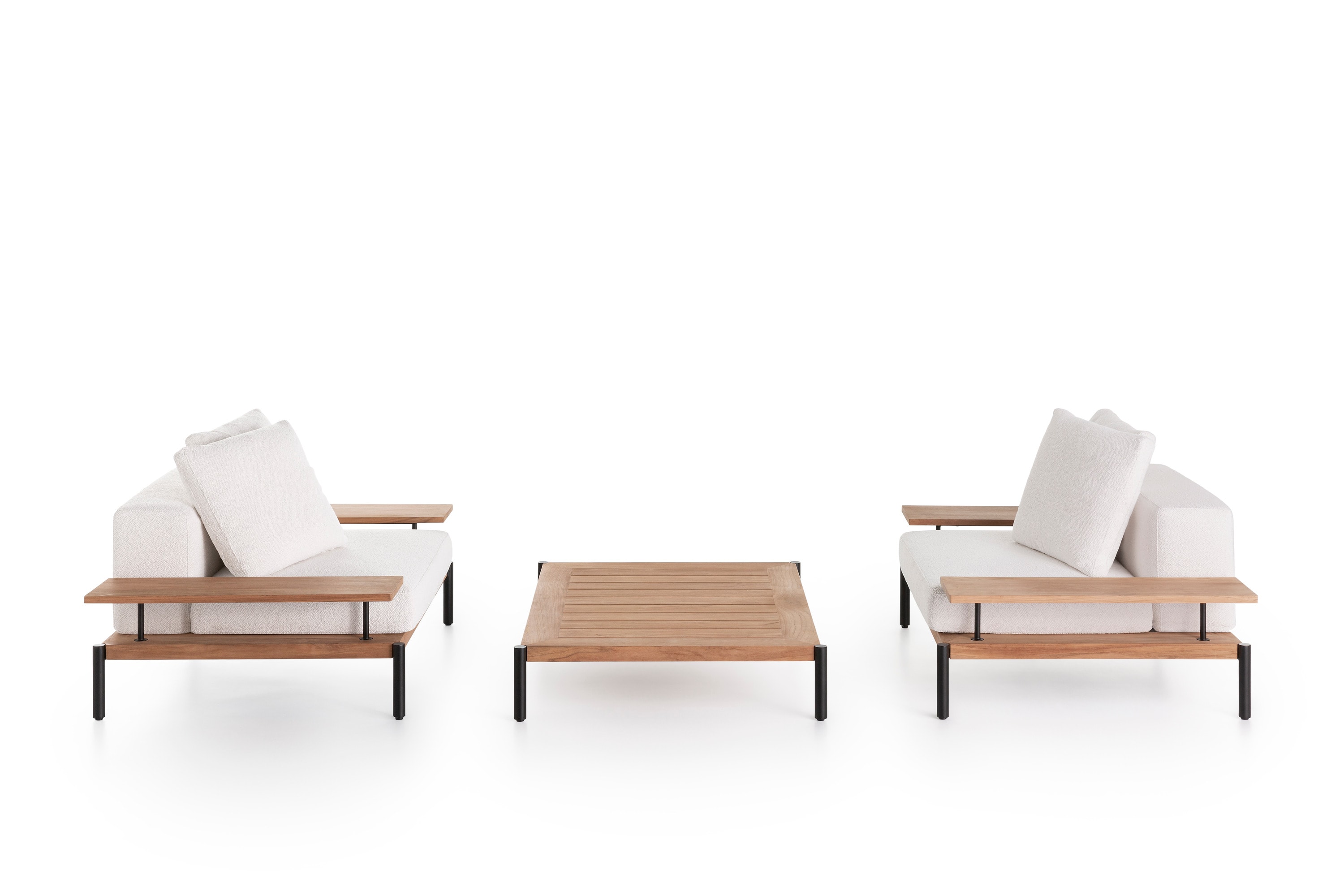 GANDIABLASCO Lademadera coffee table 129 × 32 cm, in a setting