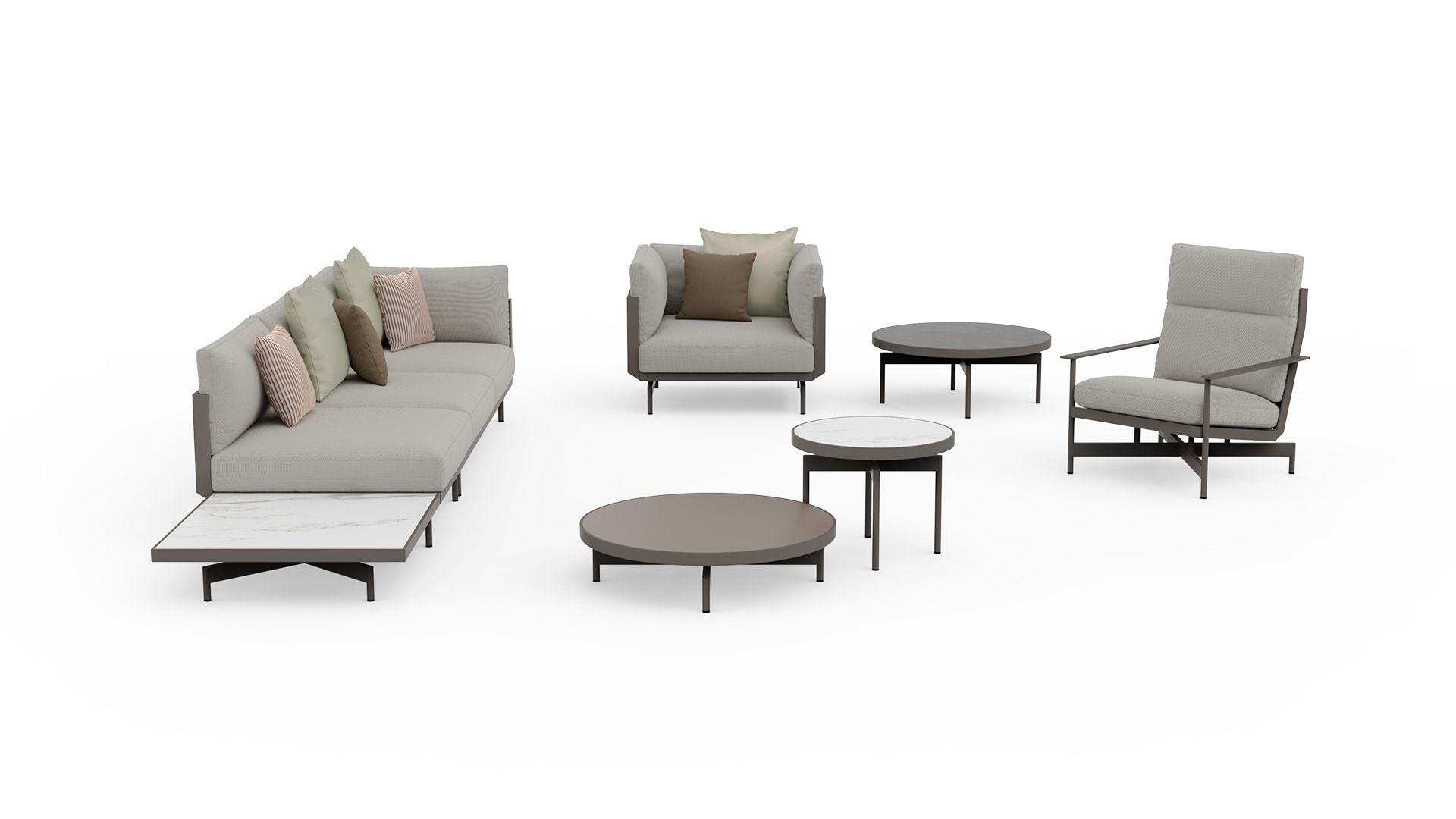 GANDIABLASCO Onde club armchair, in a setting